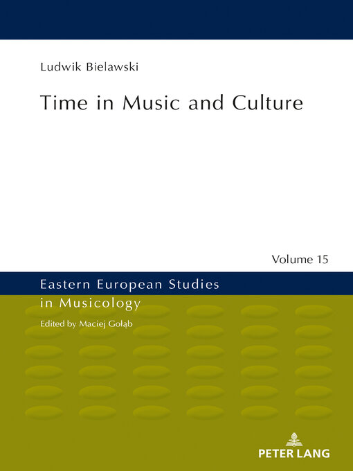 Title details for Time in Music and Culture by Maciej Gołąb - Available